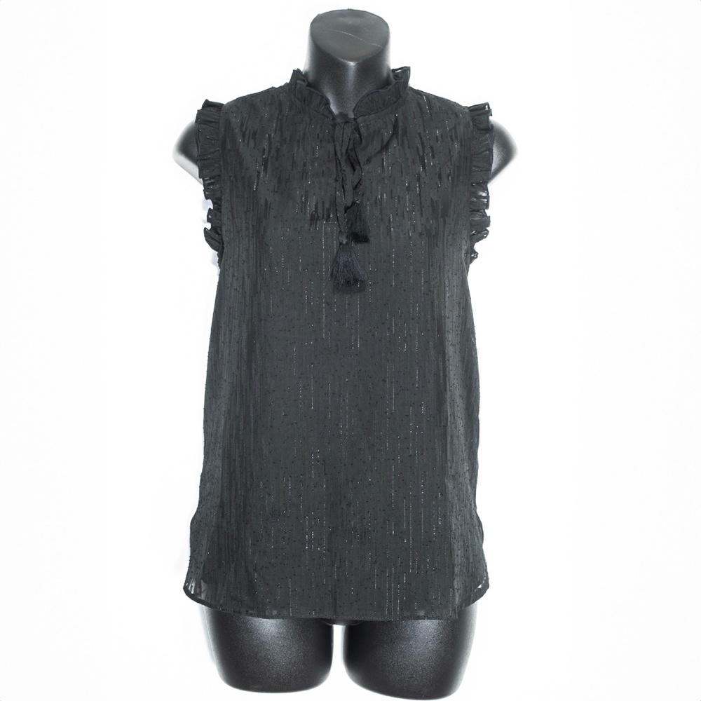 NWT Joie Sheer Sleeveless Blouse